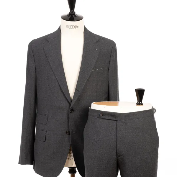 De Petrillo Anzug „Sartorial Business-Class" Aus Reiner Wolle Handgefertigt* Anzugjacke