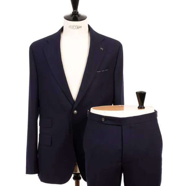 De Petrillo Anzug „Sartorial Business-Class" Aus Reiner Wolle Handgefertigt* Anzugjacke