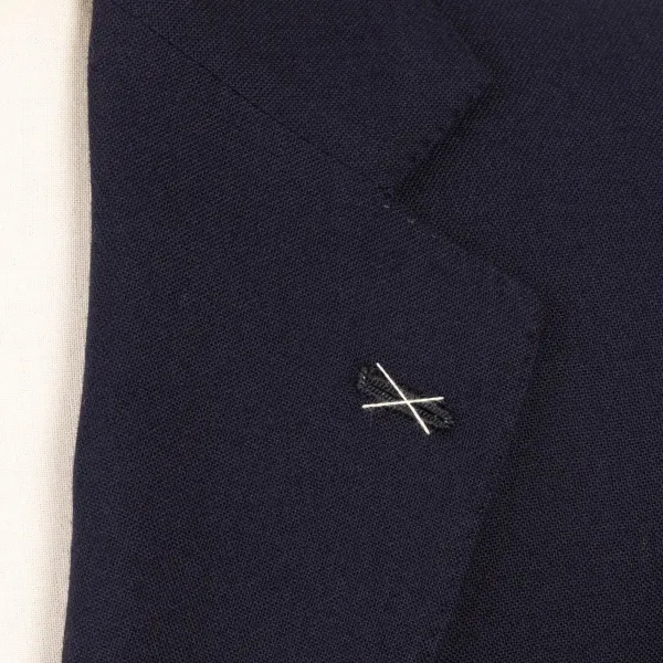 De Petrillo Anzug „Sartorial Business-Class" Aus Reiner Wolle Handgefertigt* Anzugjacke