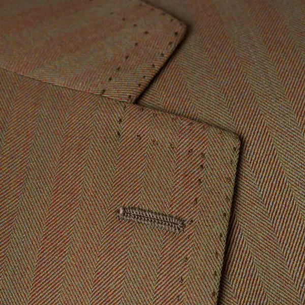 Cesare Attolini Anzug „Stile Milanese" Aus Reiner Englischer Wolle Reine Handarbeit* Anzugjacke