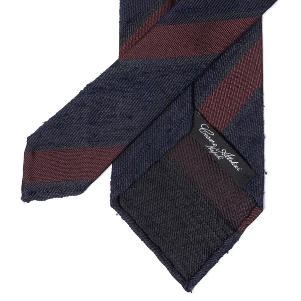 Cesare Attolini Archivkrawatte „Shantung Block" Aus Reiner Seide Handgerollt* Krawatten