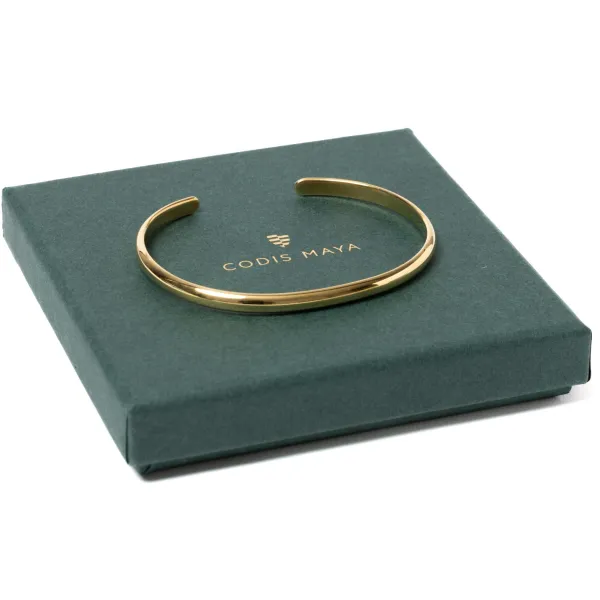 Codis Maya Armreif „Neue Freundschaft" Aus Massivem Messing* Manschettenknöpfe Und Schmuck