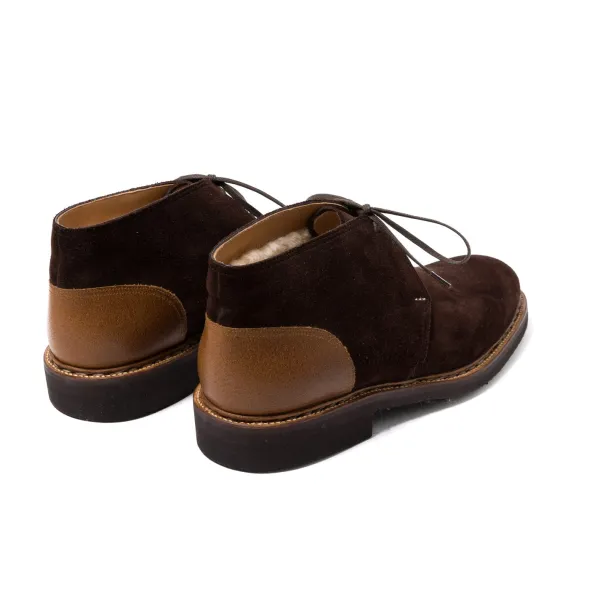 Saint Crispin's Bootee „Winter Sport Chukka" Aus Dunkelbraunem Wildleder - Enti* Mto