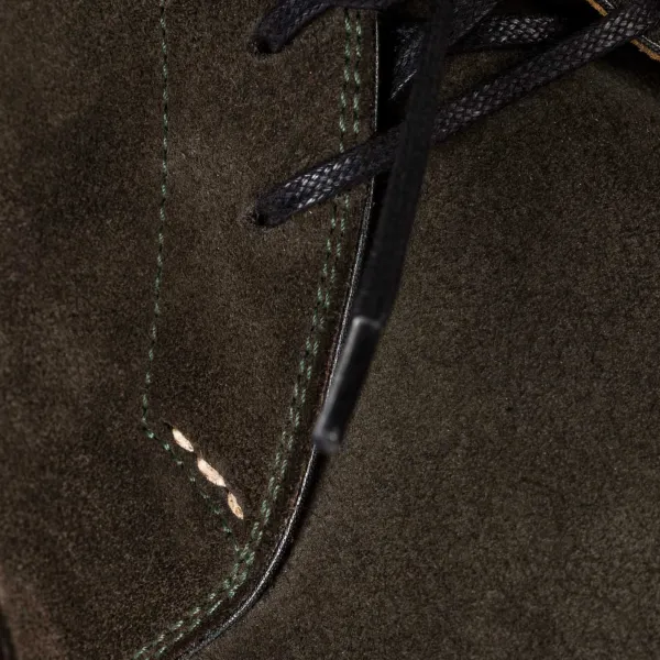 Saint Crispin's Bootstee „Chukka Vibram-Norvegese" Aus Dunkelgrunem Rauleder Pur* Mto
