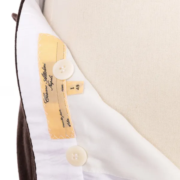 Cesare Attolini Braune Hose „Limited Fox Flannel" Aus Englischer Wolle Reine Handarbeit* Hose