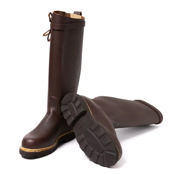 Paraboot Brauner Winterstiefel „Samur" Aus Gewachstem Rindsleder* S