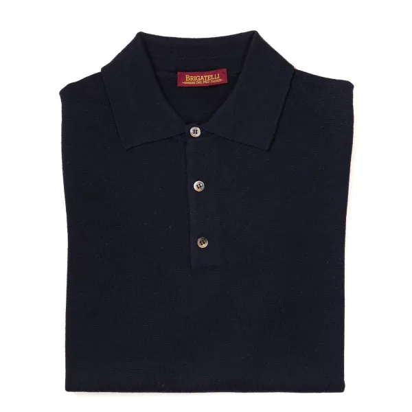Brigatelli seit 1922 Brigatelli Dal 1922 Per Michael Jondral: Gestricktes Poloshirt Aus Feinstem M* Strickwaren