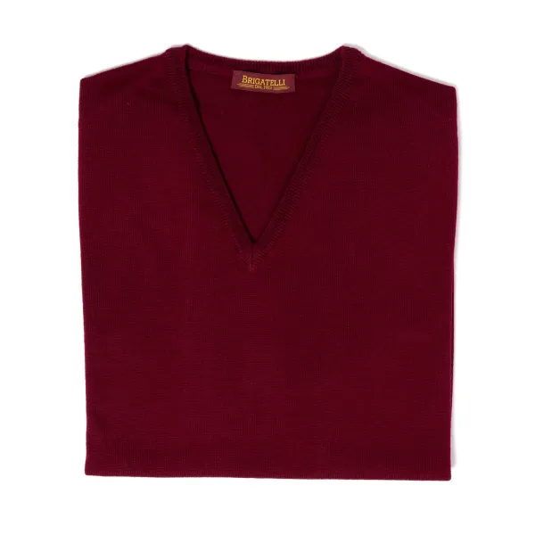 Brigatelli seit 1922 Brigatelli Dal 1922 Per Michael Jondral: V-Pullover Aus Feinstem Merin* Strickwaren