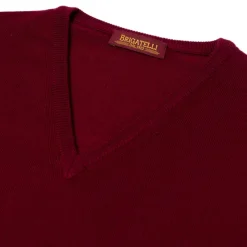 Brigatelli seit 1922 Brigatelli Dal 1922 Per Michael Jondral: V-Pullover Aus Feinstem Merin* Strickwaren