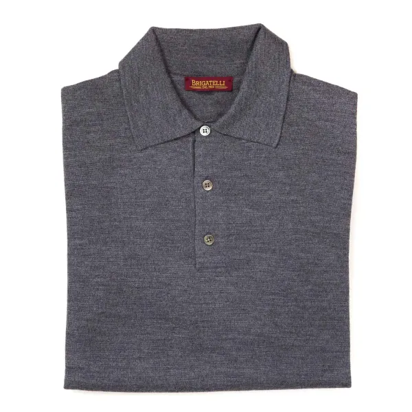 Brigatelli seit 1922 Brigatelli Dal 1922 Per Michael Jondral: Gestricktes Poloshirt Aus Feinstem M* Strickwaren