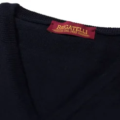 Brigatelli seit 1922 Brigatelli Dal 1922 Per Michael Jondral: V-Pullover Aus Feinstem Merin* Strickwaren