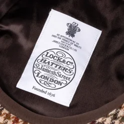 Lock u0026 Co. Hatters Britische Harris-Tweed-Mutze „Turnberry