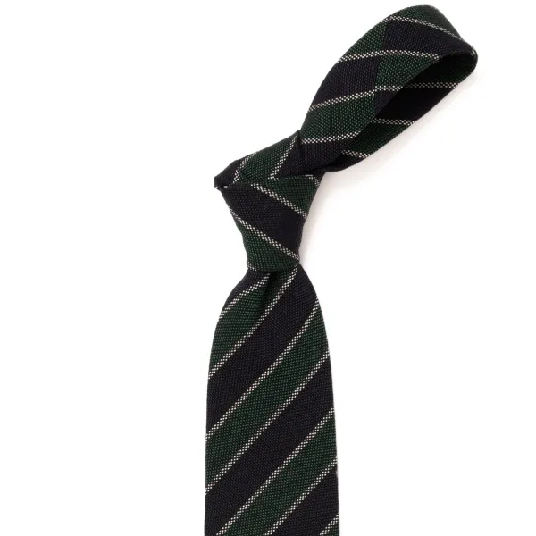 Cesare Attolini Ca Historisches Archiv: Krawatte „Student Stripe" Aus Wolle Und Seide Ha* Krawatten