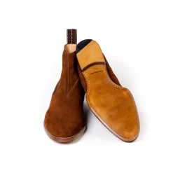Saint Crispin's Chelsea-Stiefel Aus Braunem „Hunting
