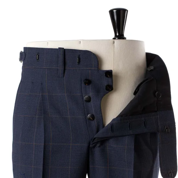 Cesare Attolini Dunkelblauer Anzug „Magistrale" Aus Englischer High-Twist-Wolle Rein H* Anzugjacke