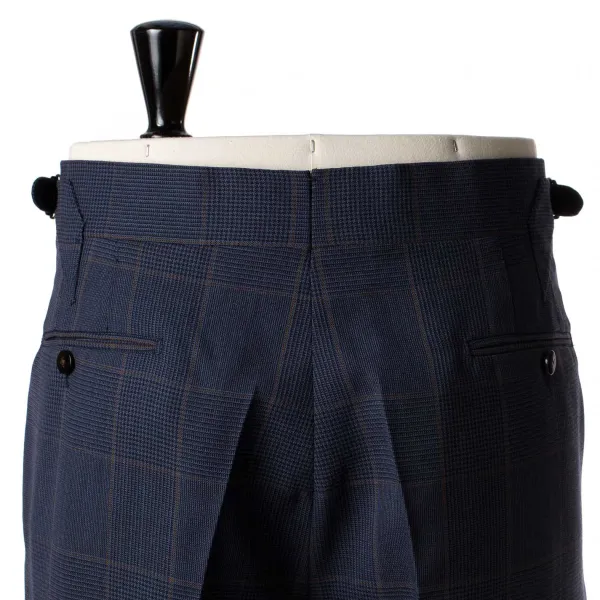 Cesare Attolini Dunkelblauer Anzug „Magistrale" Aus Englischer High-Twist-Wolle Rein H* Anzugjacke