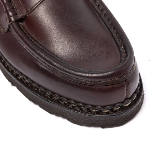 Paraboot Dunkelbrauner Loafer „Reims" Aus Gewachstem Kalbsleder* S