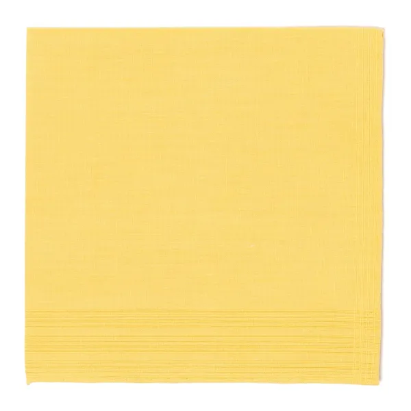 Simonnot-Godard Duras Jaune Einstecktuch Aus Leinen Und Baumwolle* Taschentücher