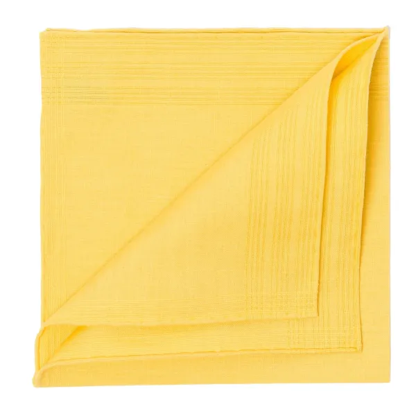 Simonnot-Godard Duras Jaune Einstecktuch Aus Leinen Und Baumwolle* Taschentücher