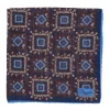 Petronius Einstecktuch Aus Wolle Und Seide „Vintage 58" Medaillon Large Blue* Taschentücher