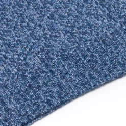 Fedeli Exklusiv Bei Michael Jondral: Denim Blue Scottish 3-Ply Mouline Cashme* Strickwaren