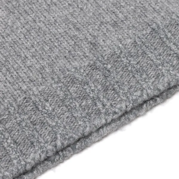 Fedeli Exklusiv Bei Michael Jondral: Flanellgrauer 4-Lagiger Piuma-Kaschmir-Sweat* Strickwaren