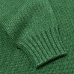 Fedeli Exklusiv Bei Michael Jondral: Gruner Schottischer Rollkragenpullover Aus 4-Lagigem Kaschmir* Strickwaren