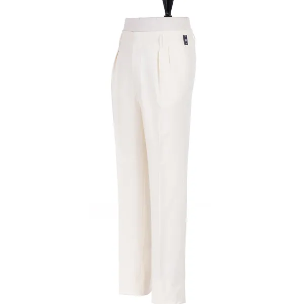 Rota Sartorial Exklusiv Bei Michael Jondral: Elfenbeinhose „Hollywood" Mit Zwei Pleas* Hose