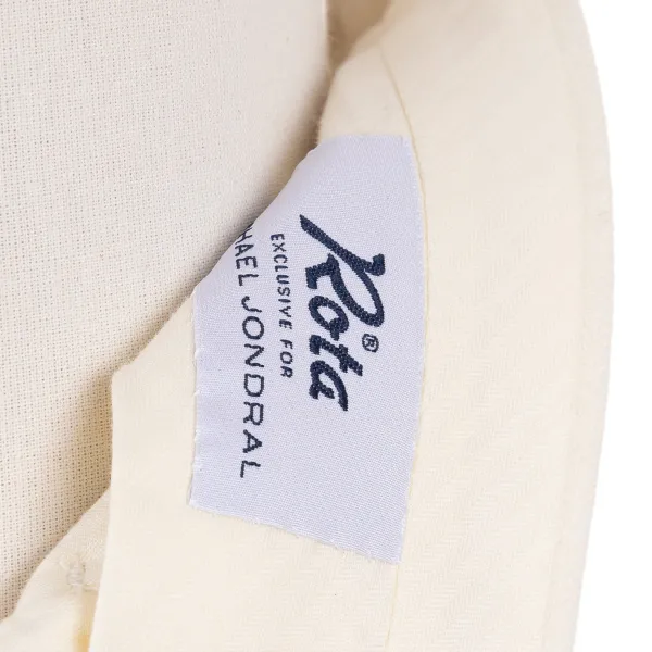 Rota Sartorial Exklusiv Bei Michael Jondral: Elfenbeinhose „Hollywood" Mit Zwei Pleas* Hose