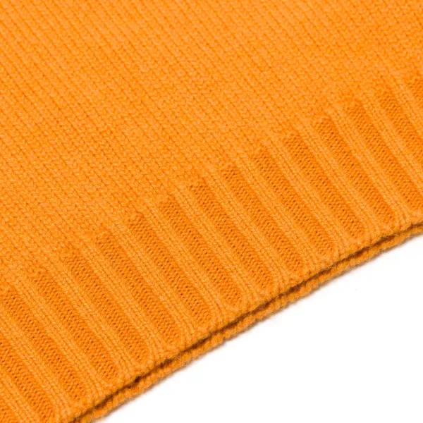 Fedeli Exklusiv Bei Michael Jondral: Orangefarbener Schottischer 4-Lagiger Kaschmir-Turtlenec* Strickwaren