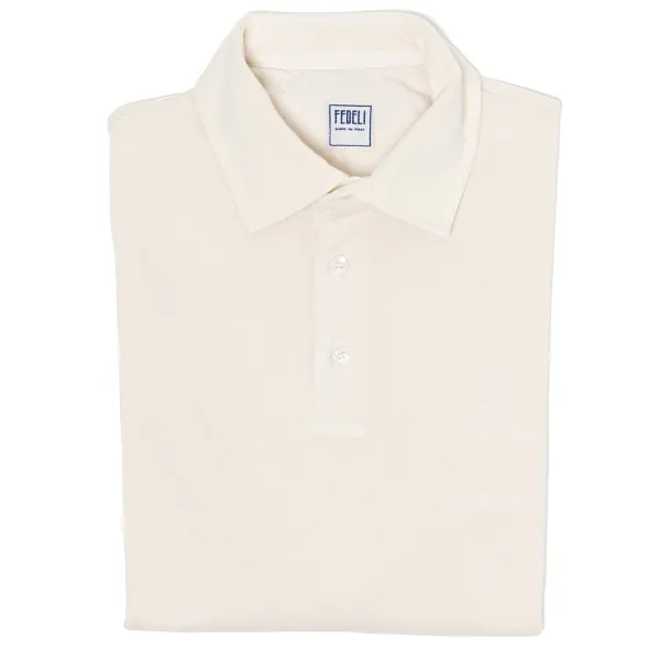 Fedeli Exklusiv Bei Michael Jondral: Langarm-Poloshirt „North" Von Pure Giza Co* Poloshirts Langarm