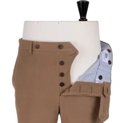 Rota Sartorial Exklusiv Bei Michael Jondral: Hellbraune Englische Baumwoll-Moleskin-Trou* Hose