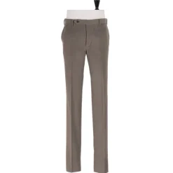 Rota Sartorial Exklusiv Bei Michael Jondral: Khakigrune Hose Aus Englischer Baumwolle M* Hose