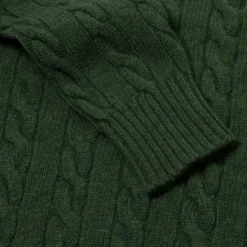 William Lockie Exklusiv Bei Mj: Pullover „Crew Cable-Rib