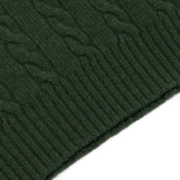William Lockie Exklusiv Bei Mj: Pullover „Crew Cable-Rib" Aus Reinem Geelong* Strickwaren