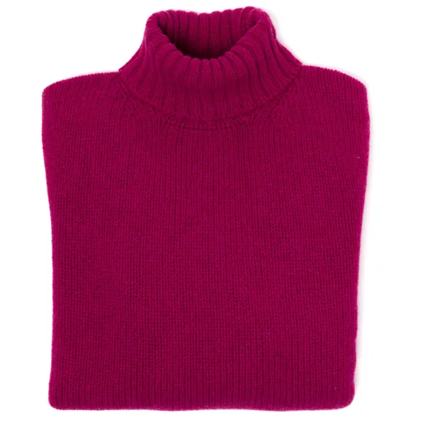 William Lockie Exklusiv Bei Mj: Rollkragenpullover „Alain Rollneck" Aus 4-Lagigem Geelong Lam* Strickwaren