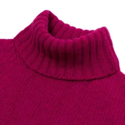 William Lockie Exklusiv Bei Mj: Rollkragenpullover „Alain Rollneck" Aus 4-Lagigem Geelong Lam* Strickwaren