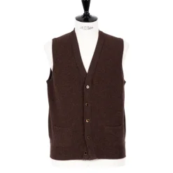 William Lockie Exklusiv Bei Mj: Strickweste „Rob Waistcoat" Aus Reinem Geelong-Lammfell* Strickwaren