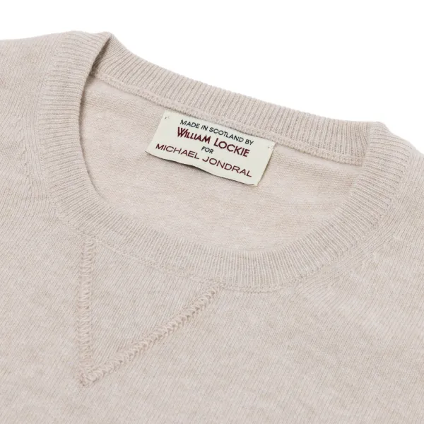 William Lockie Exklusiv Bei Mj: Vintage-Pullover Mit Rundhalsausschnitt Aus Reinem Super-Geelong-Lammleder* Strickwaren