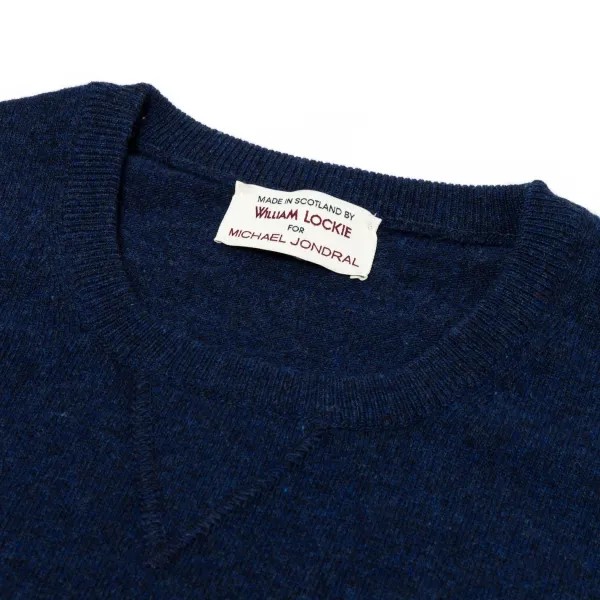 William Lockie Exklusiv Bei Mj: Vintage-Pullover Mit Rundhalsausschnitt Aus Reinem Super-Geelong-Lammleder* Strickwaren