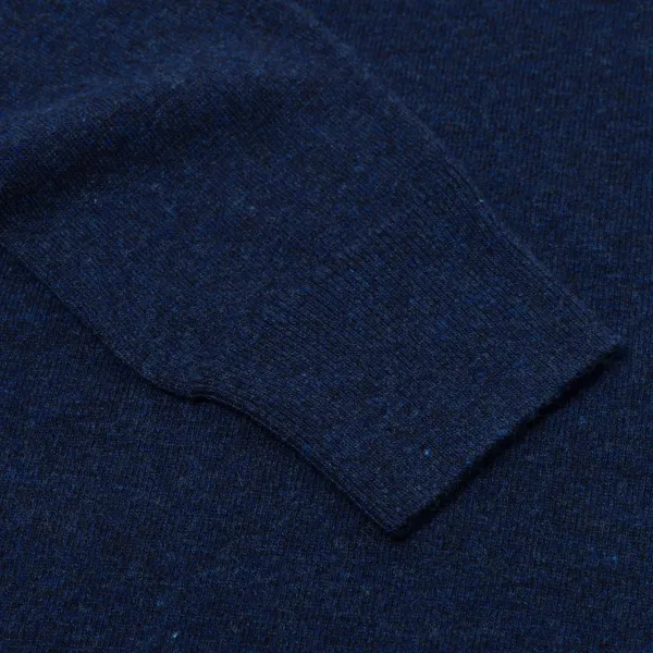 William Lockie Exklusiv Bei Mj: Vintage-Pullover Mit Rundhalsausschnitt Aus Reinem Super-Geelong-Lammleder* Strickwaren