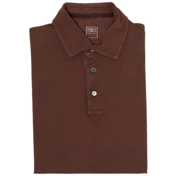 Fedeli Exklusiv Fur Michael Jondral: Longsleeve-Polo „North" Aus Reiner Giza-* Poloshirts Langarm