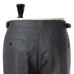 Rota Sartorial Exklusiv Fur Michael Jondral: Graue Flanellhose Aus Reiner Wolle Rota* Hose