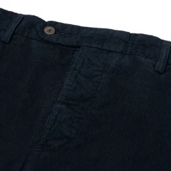 Rota Sport Exklusiv Fur Michael Jondral: Dunkelblaue Feincordhose In „Prewa".* Hose