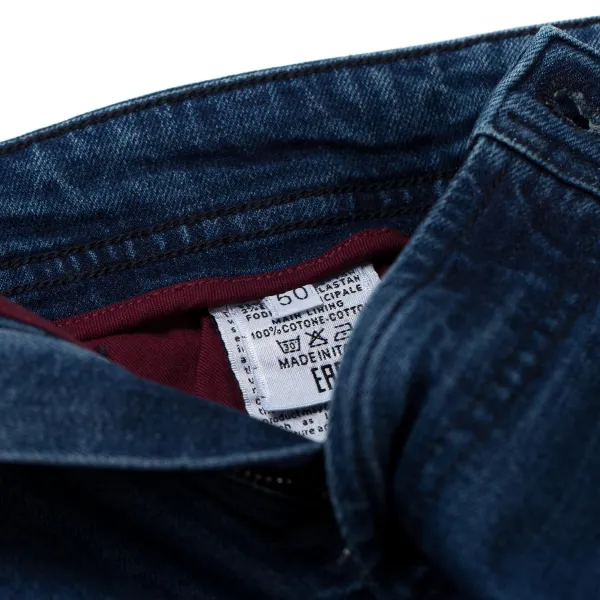 Rota Sport Exklusiv Fur Michael Jondral: Luxuriose 5-Pocket-Tasche „Dark Stone Washed".* Denim