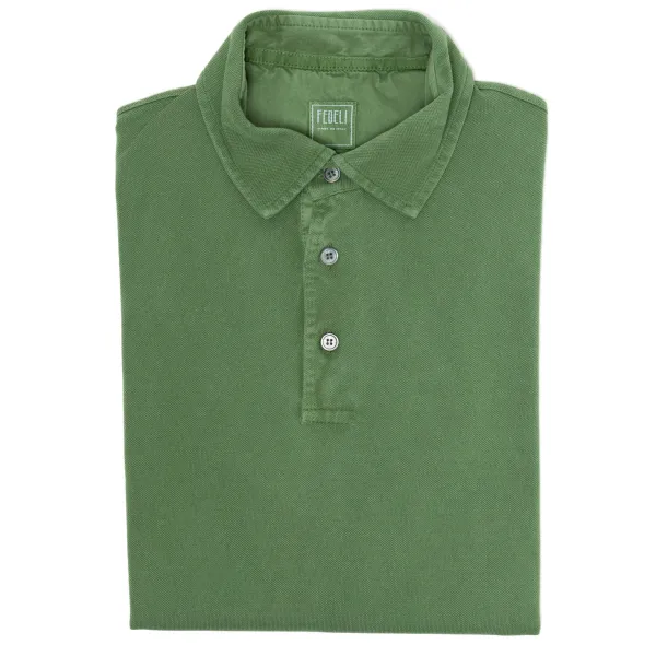 Fedeli Exklusiv Fur Michael Jondral: Longsleeve-Polo „North" Aus Reiner Giza-* Poloshirts Langarm