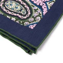 E. Marinella Gemusterte Pochette Aus Reiner Englischer Seide Handgerollt* Taschentücher