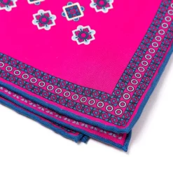 E. Marinella Gemusterte Pochette Aus Reiner Englischer Seide Handgerollt* Taschentücher