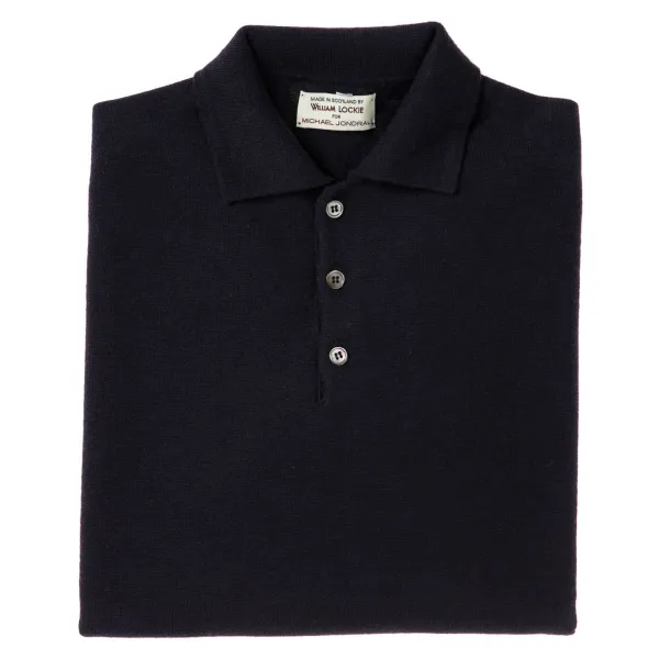 William Lockie Gestricktes Polo „Oxton Sportshirt" Aus Feinem Schottischem 1-Lagigem Kaschmir* Strickwaren
