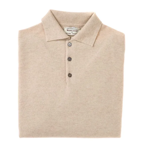 William Lockie Gestricktes Polo „Oxton Sportshirt" Aus Feinem Schottischem 1-Lagigem Kaschmir* Strickwaren